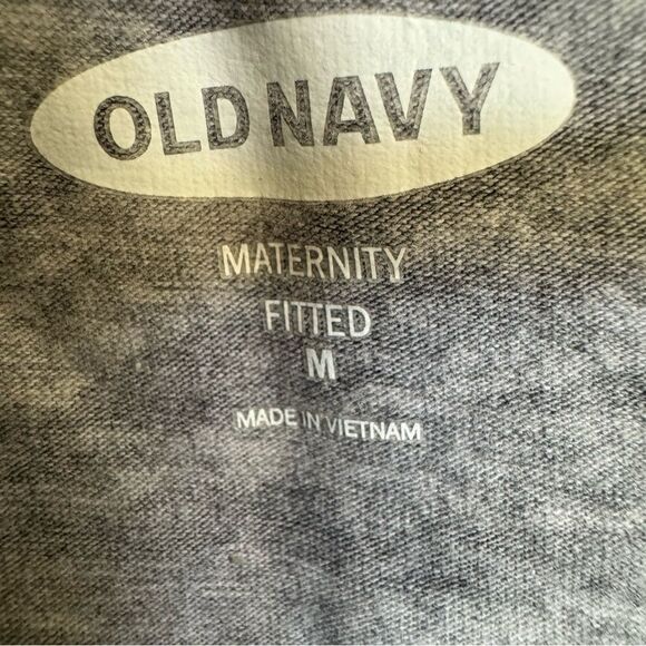 Old Navy maternity gray zebra M fitted - Picture 3 of 5